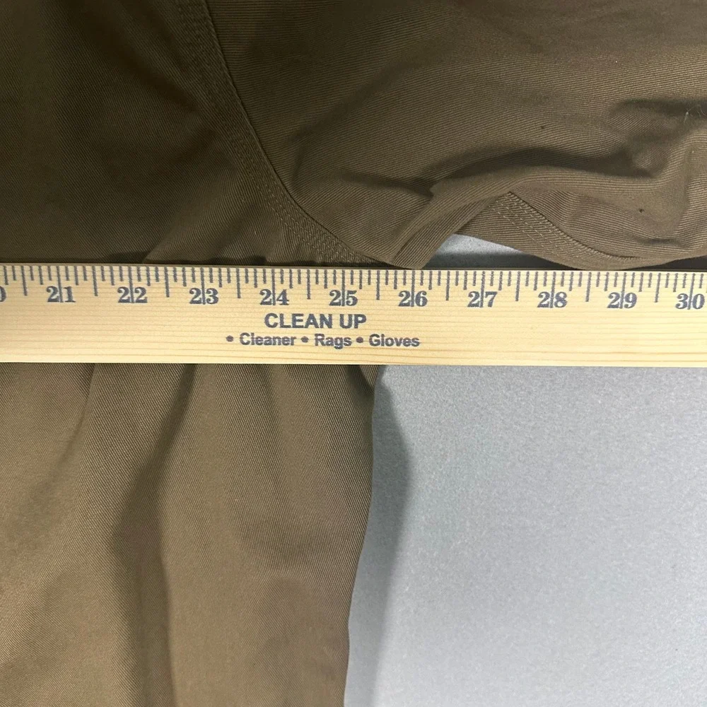 Carhartt Mens 2XL Original Fit Long Sleeve Button Down Work Shirt Brown Canvas - Picture 4 of 4